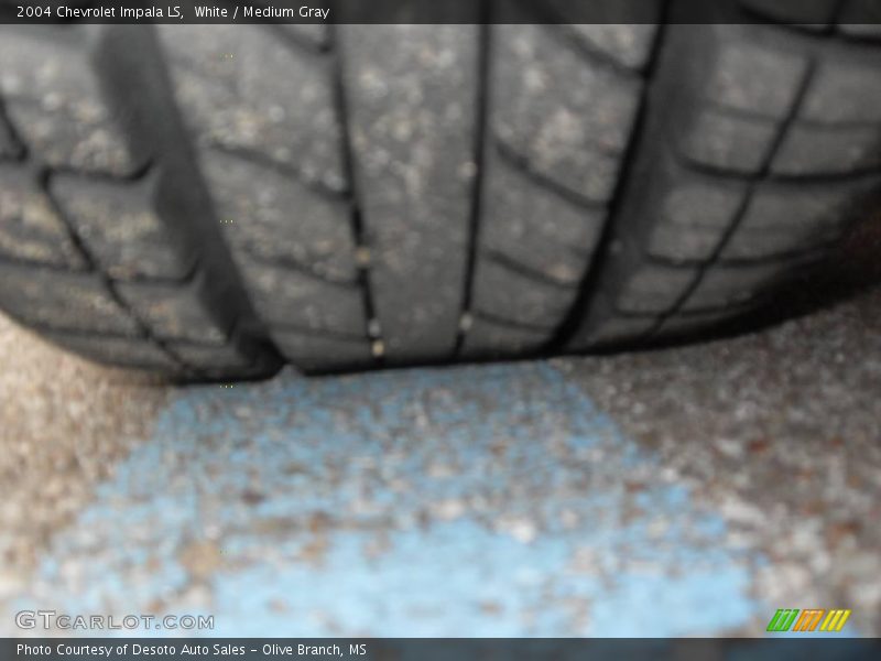 White / Medium Gray 2004 Chevrolet Impala LS