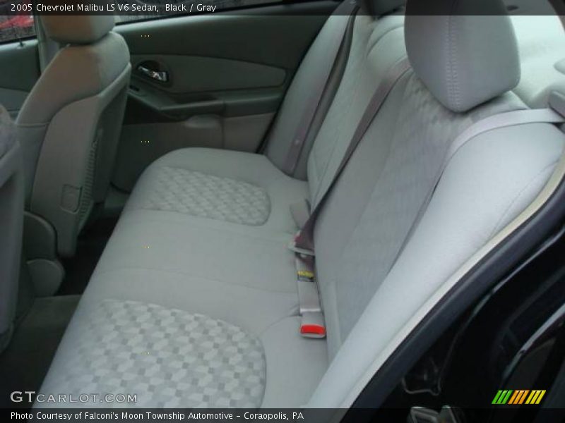 Black / Gray 2005 Chevrolet Malibu LS V6 Sedan