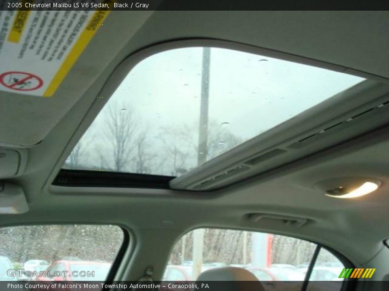 Black / Gray 2005 Chevrolet Malibu LS V6 Sedan