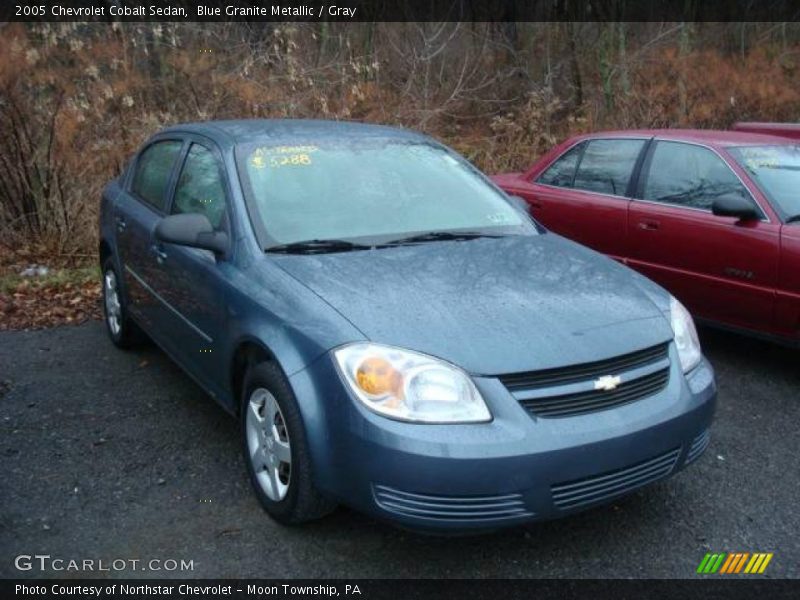 Blue Granite Metallic / Gray 2005 Chevrolet Cobalt Sedan