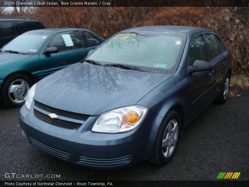 Blue Granite Metallic / Gray 2005 Chevrolet Cobalt Sedan