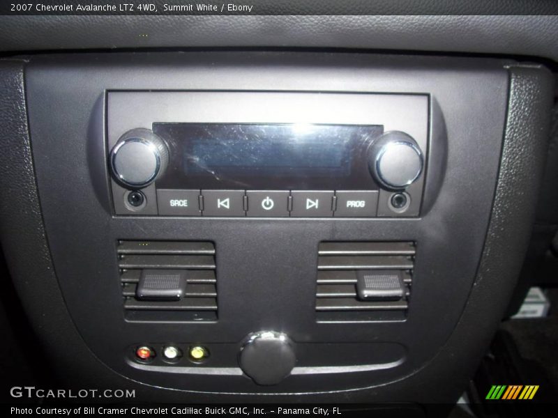 Summit White / Ebony 2007 Chevrolet Avalanche LTZ 4WD