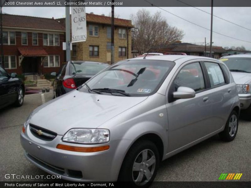Cosmic Silver Metallic / Charcoal 2008 Chevrolet Aveo Aveo5 LS