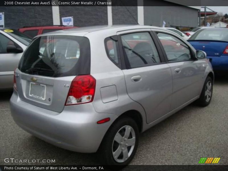 Cosmic Silver Metallic / Charcoal 2008 Chevrolet Aveo Aveo5 LS