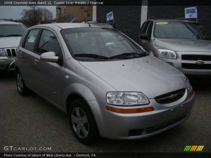 Cosmic Silver Metallic / Charcoal 2008 Chevrolet Aveo Aveo5 LS