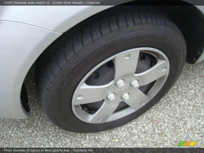 Cosmic Silver Metallic / Charcoal 2008 Chevrolet Aveo Aveo5 LS