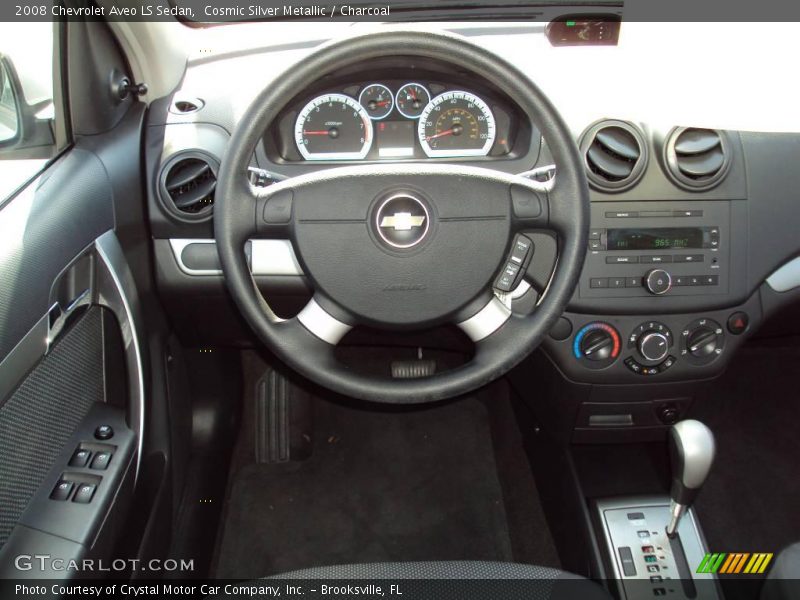 Cosmic Silver Metallic / Charcoal 2008 Chevrolet Aveo LS Sedan