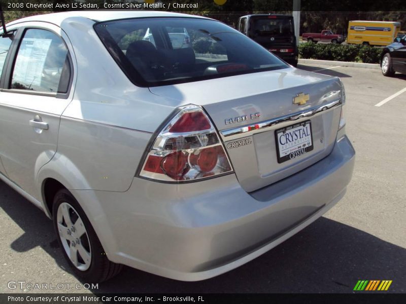 Cosmic Silver Metallic / Charcoal 2008 Chevrolet Aveo LS Sedan