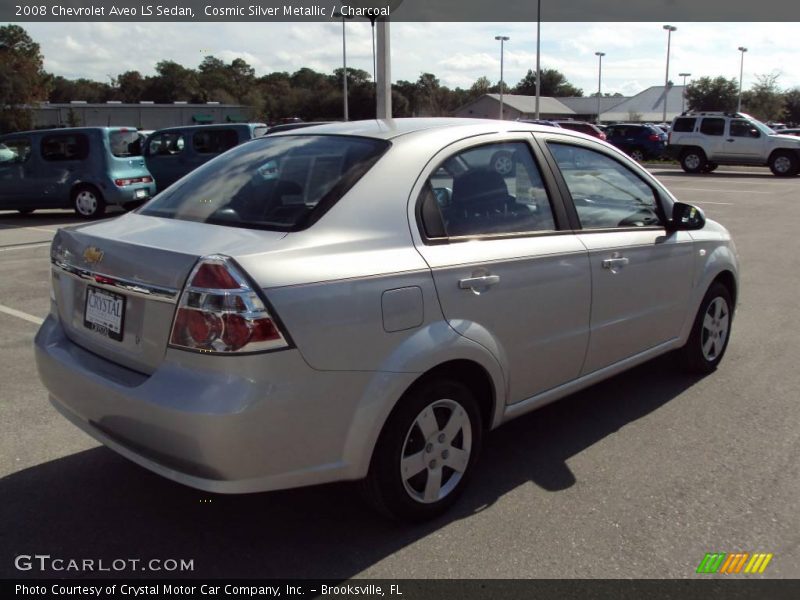 Cosmic Silver Metallic / Charcoal 2008 Chevrolet Aveo LS Sedan