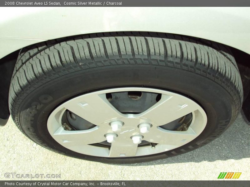 Cosmic Silver Metallic / Charcoal 2008 Chevrolet Aveo LS Sedan