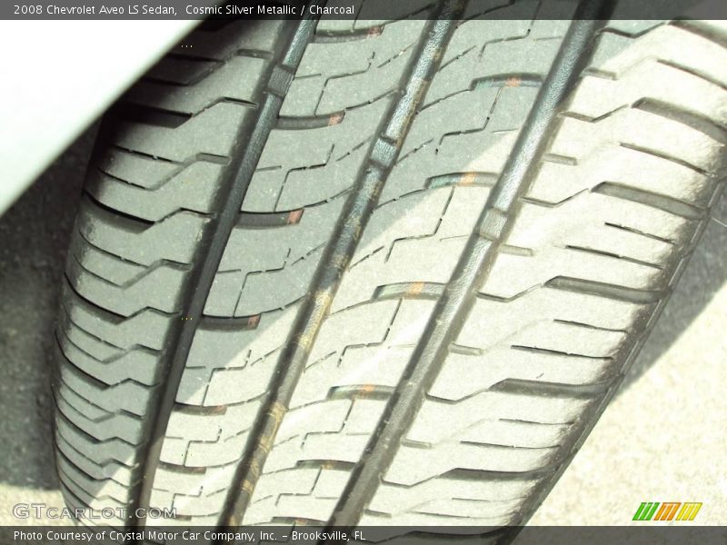 Cosmic Silver Metallic / Charcoal 2008 Chevrolet Aveo LS Sedan