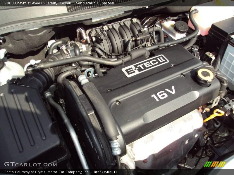 Cosmic Silver Metallic / Charcoal 2008 Chevrolet Aveo LS Sedan