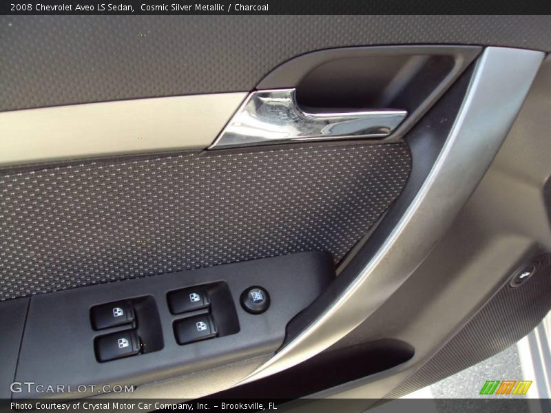 Cosmic Silver Metallic / Charcoal 2008 Chevrolet Aveo LS Sedan