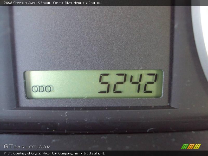 Cosmic Silver Metallic / Charcoal 2008 Chevrolet Aveo LS Sedan