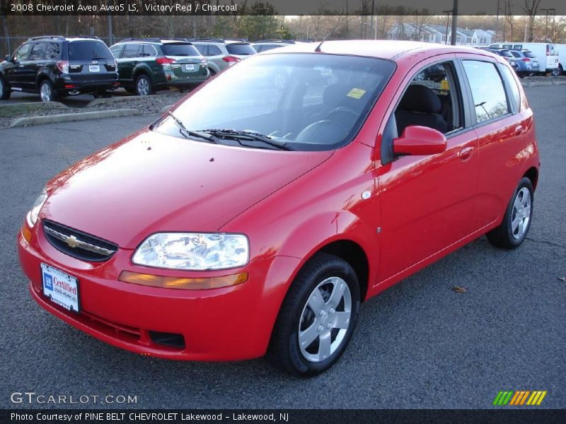 Victory Red / Charcoal 2008 Chevrolet Aveo Aveo5 LS