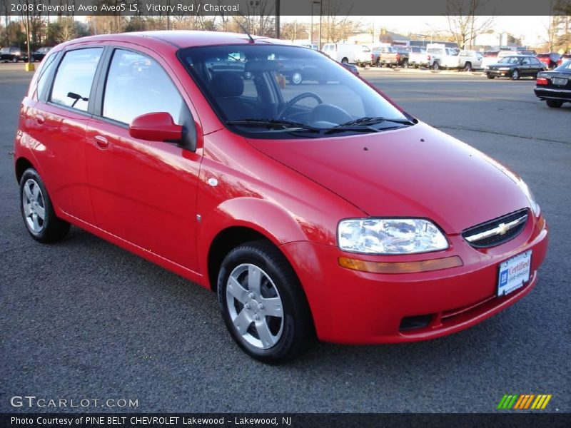 Victory Red / Charcoal 2008 Chevrolet Aveo Aveo5 LS