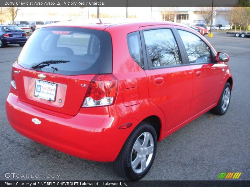 Victory Red / Charcoal 2008 Chevrolet Aveo Aveo5 LS