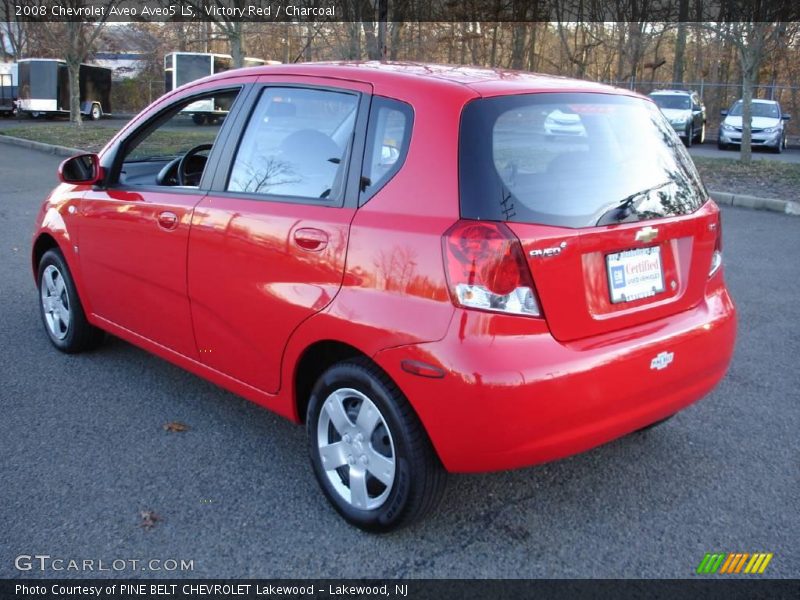 Victory Red / Charcoal 2008 Chevrolet Aveo Aveo5 LS
