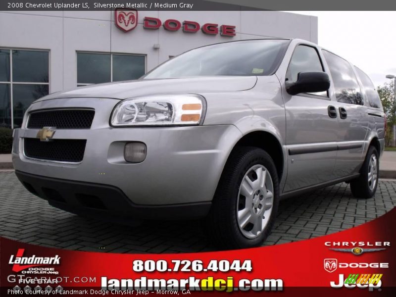 Silverstone Metallic / Medium Gray 2008 Chevrolet Uplander LS