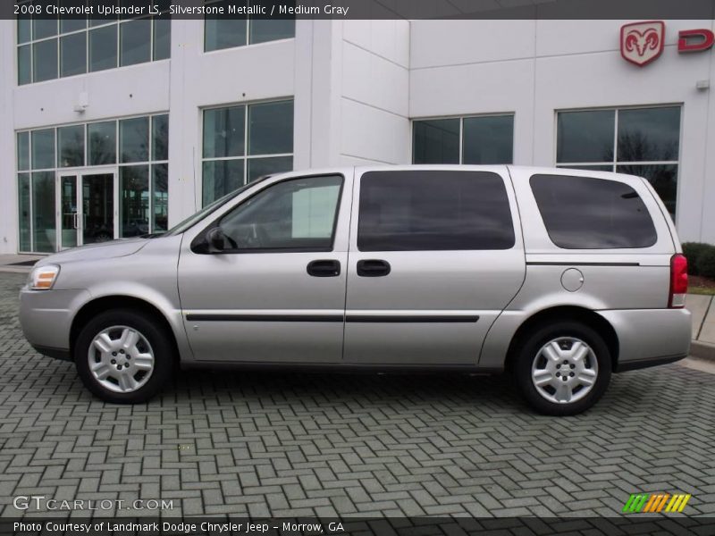 Silverstone Metallic / Medium Gray 2008 Chevrolet Uplander LS