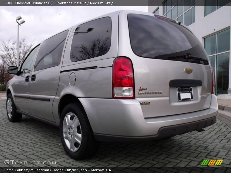 Silverstone Metallic / Medium Gray 2008 Chevrolet Uplander LS