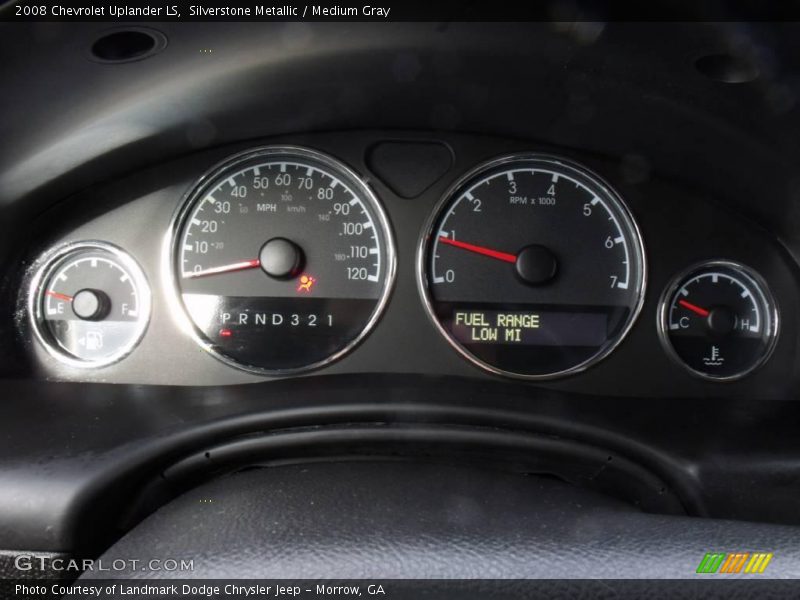 Silverstone Metallic / Medium Gray 2008 Chevrolet Uplander LS