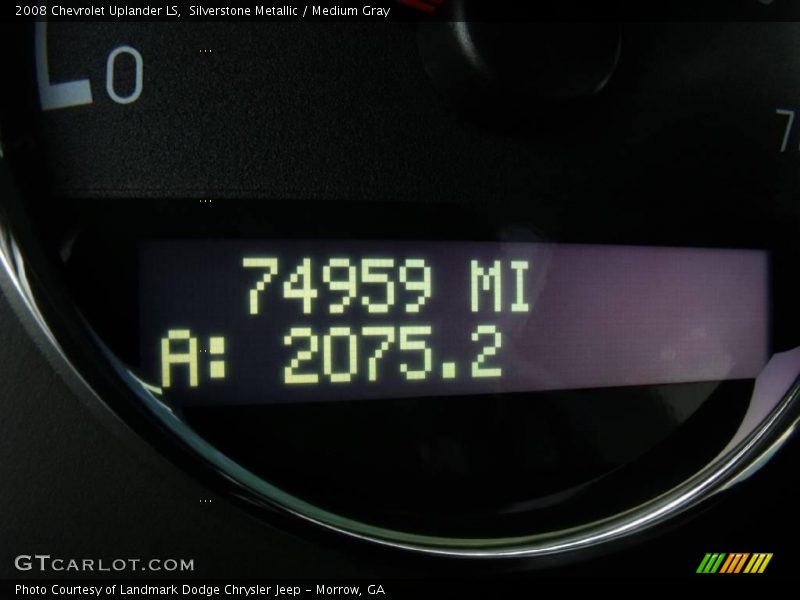 Silverstone Metallic / Medium Gray 2008 Chevrolet Uplander LS