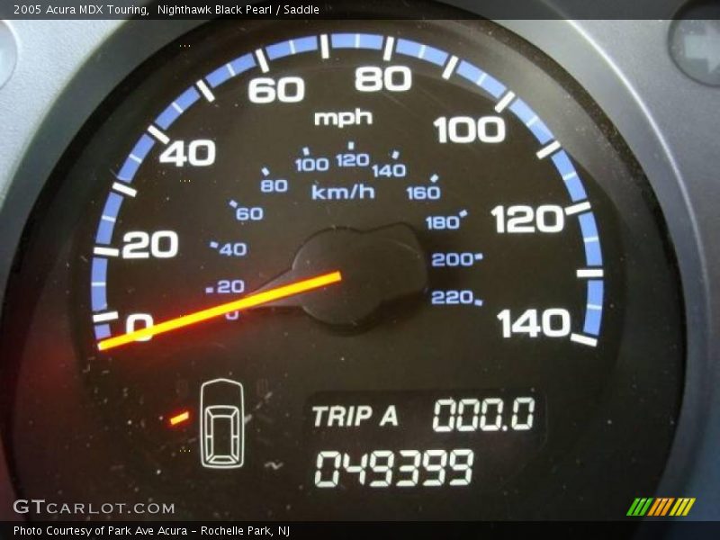 Nighthawk Black Pearl / Saddle 2005 Acura MDX Touring