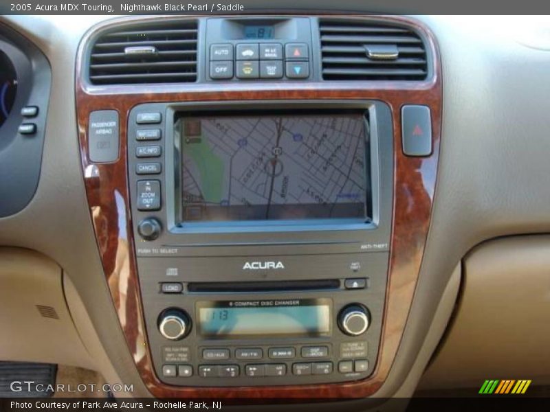 Nighthawk Black Pearl / Saddle 2005 Acura MDX Touring