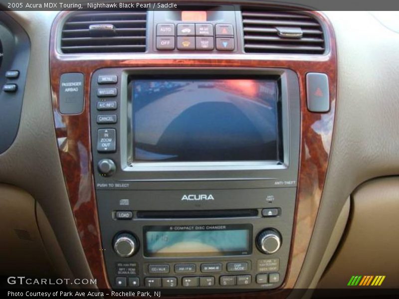Nighthawk Black Pearl / Saddle 2005 Acura MDX Touring