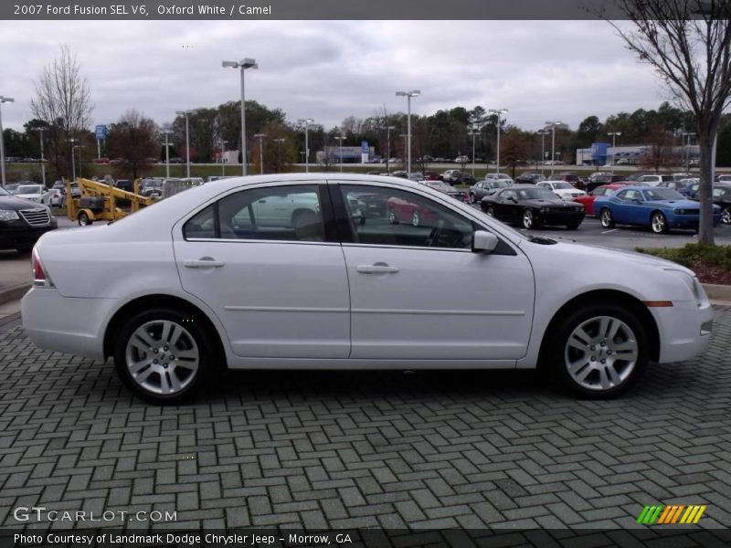 Oxford White / Camel 2007 Ford Fusion SEL V6