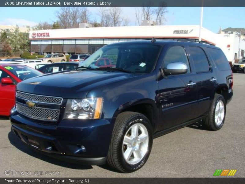 Dark Blue Metallic / Ebony 2008 Chevrolet Tahoe LTZ 4x4
