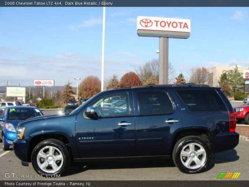 Dark Blue Metallic / Ebony 2008 Chevrolet Tahoe LTZ 4x4