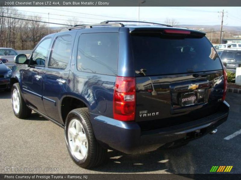 Dark Blue Metallic / Ebony 2008 Chevrolet Tahoe LTZ 4x4