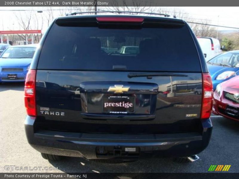 Dark Blue Metallic / Ebony 2008 Chevrolet Tahoe LTZ 4x4