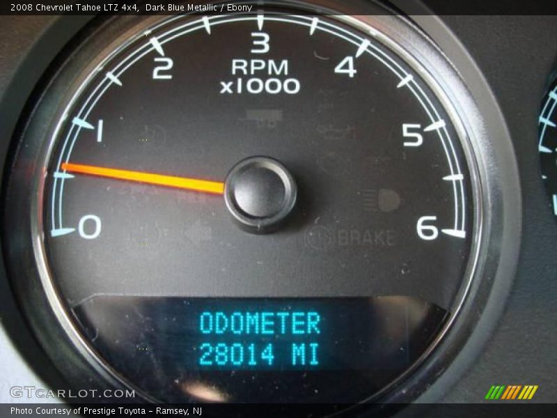 Dark Blue Metallic / Ebony 2008 Chevrolet Tahoe LTZ 4x4