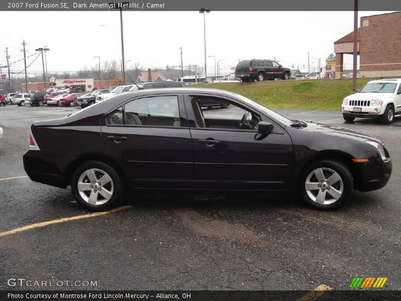 Dark Amethyst Metallic / Camel 2007 Ford Fusion SE