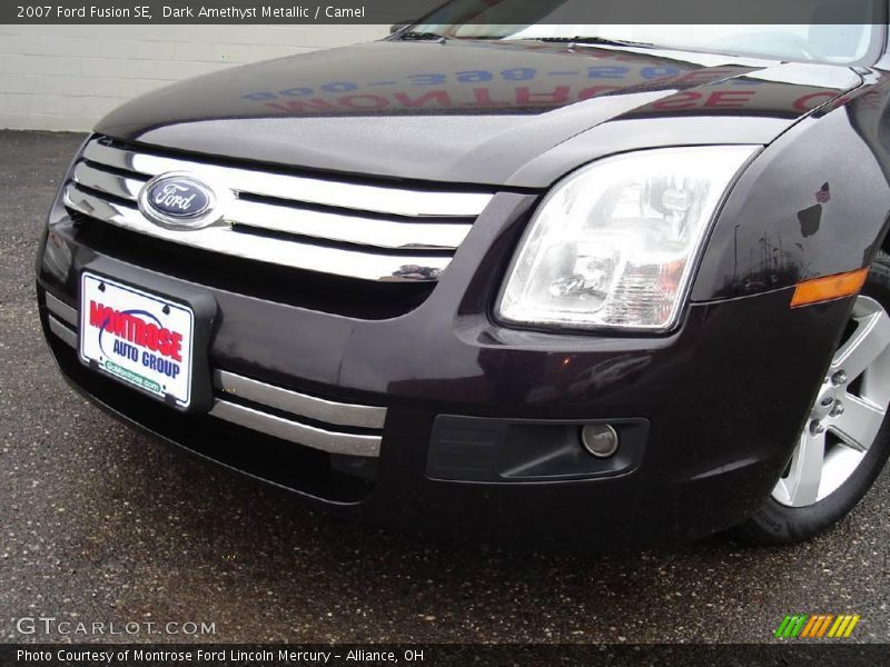 Dark Amethyst Metallic / Camel 2007 Ford Fusion SE
