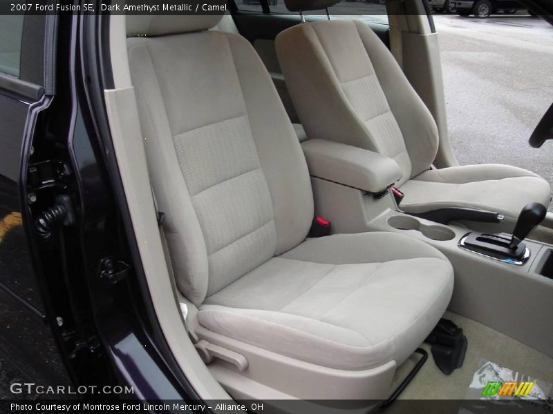 Dark Amethyst Metallic / Camel 2007 Ford Fusion SE