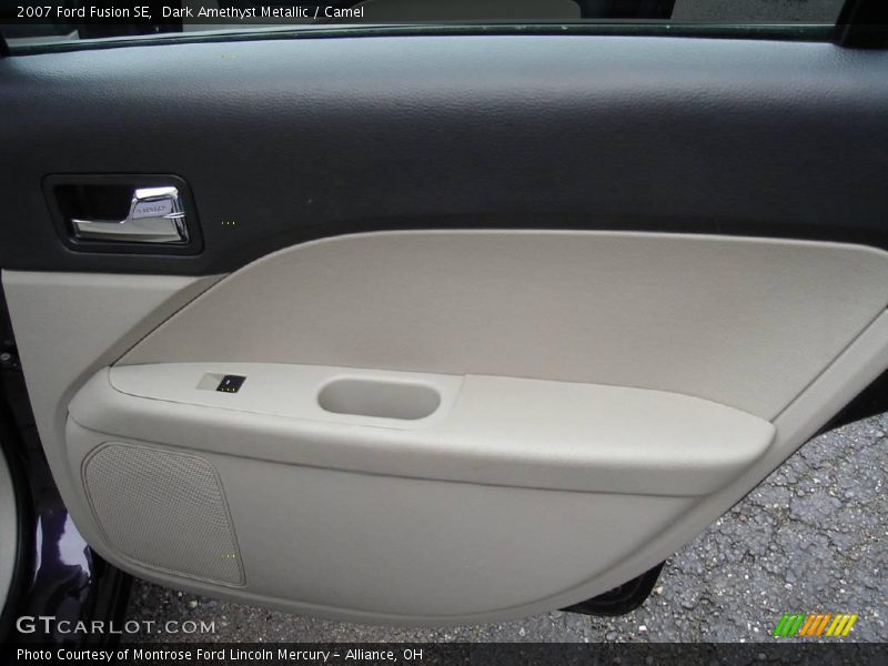 Dark Amethyst Metallic / Camel 2007 Ford Fusion SE