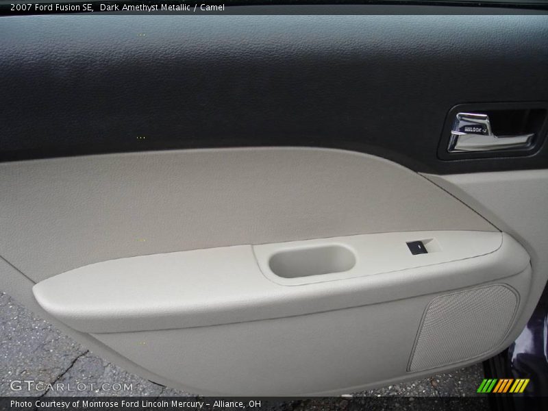 Dark Amethyst Metallic / Camel 2007 Ford Fusion SE