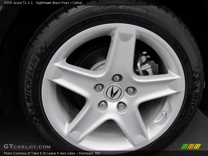 Nighthawk Black Pearl / Camel 2006 Acura TL 3.2
