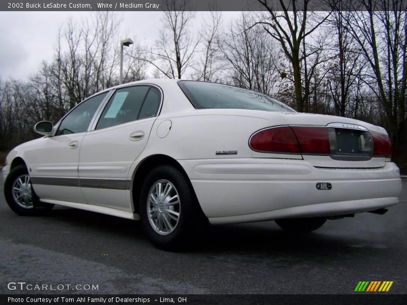 White / Medium Gray 2002 Buick LeSabre Custom