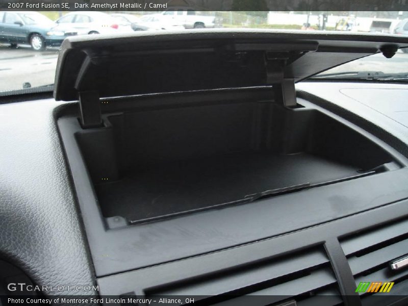 Dark Amethyst Metallic / Camel 2007 Ford Fusion SE