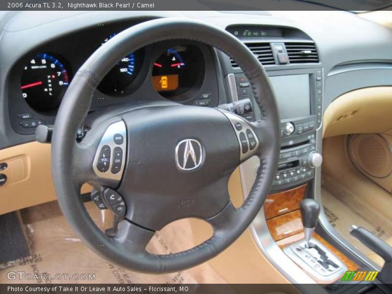 Nighthawk Black Pearl / Camel 2006 Acura TL 3.2