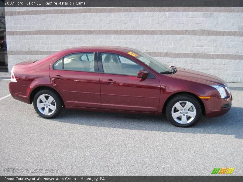 Redfire Metallic / Camel 2007 Ford Fusion SE