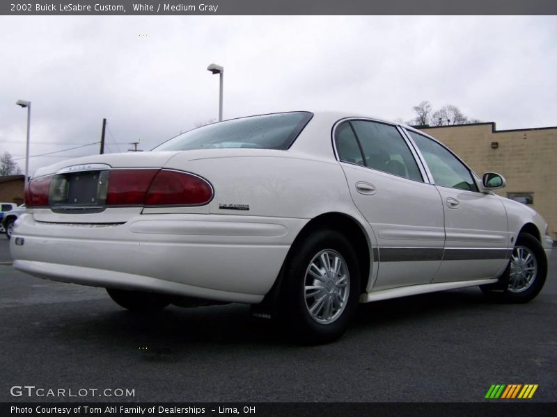 White / Medium Gray 2002 Buick LeSabre Custom