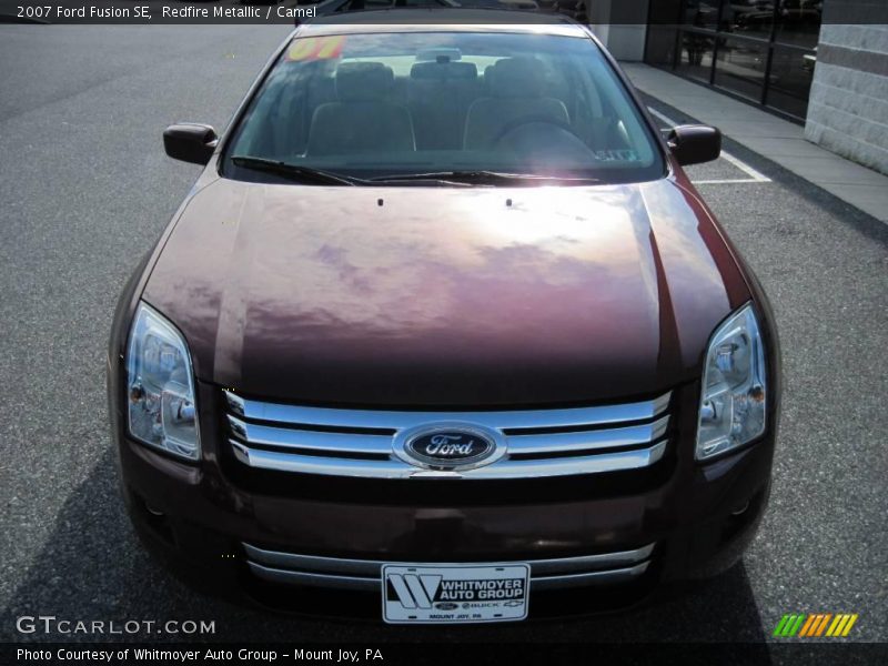 Redfire Metallic / Camel 2007 Ford Fusion SE