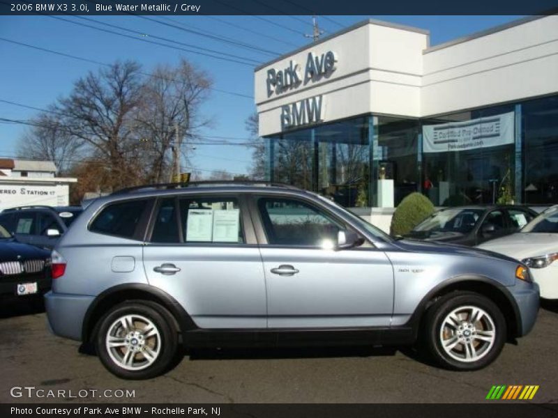 Blue Water Metallic / Grey 2006 BMW X3 3.0i