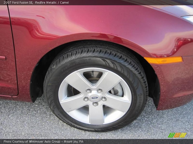 Redfire Metallic / Camel 2007 Ford Fusion SE